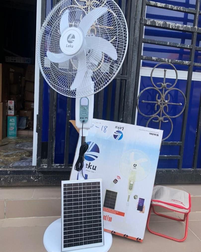 Ventilateur solaire rechargeable