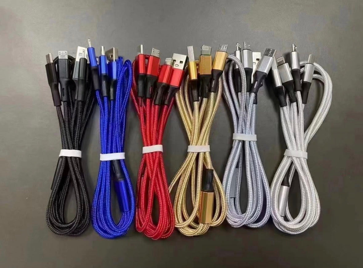 Câble de Recharge Multi-Connecteurs 3 sorties