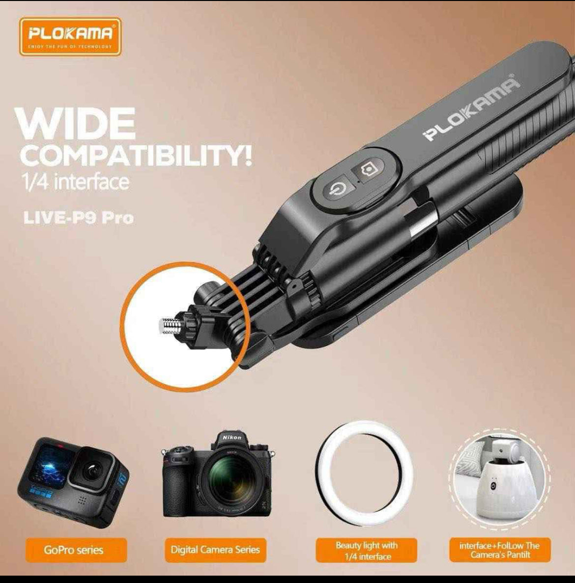 Tripod plokama Live P9 Perche et trepieds selfie