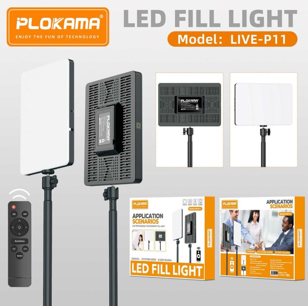 Lampe LED de Remplissage PLOKAMA