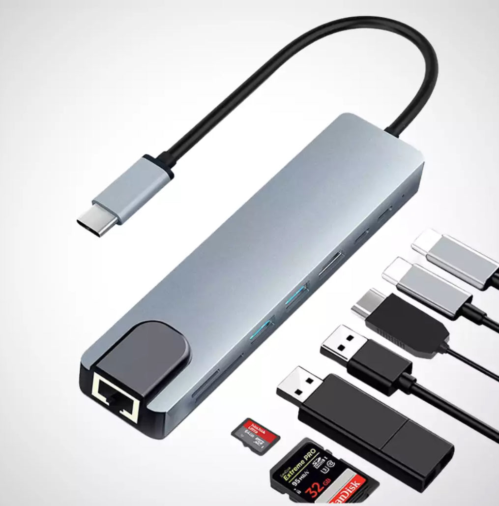Hub USB-C 9-en-1 Multifonction