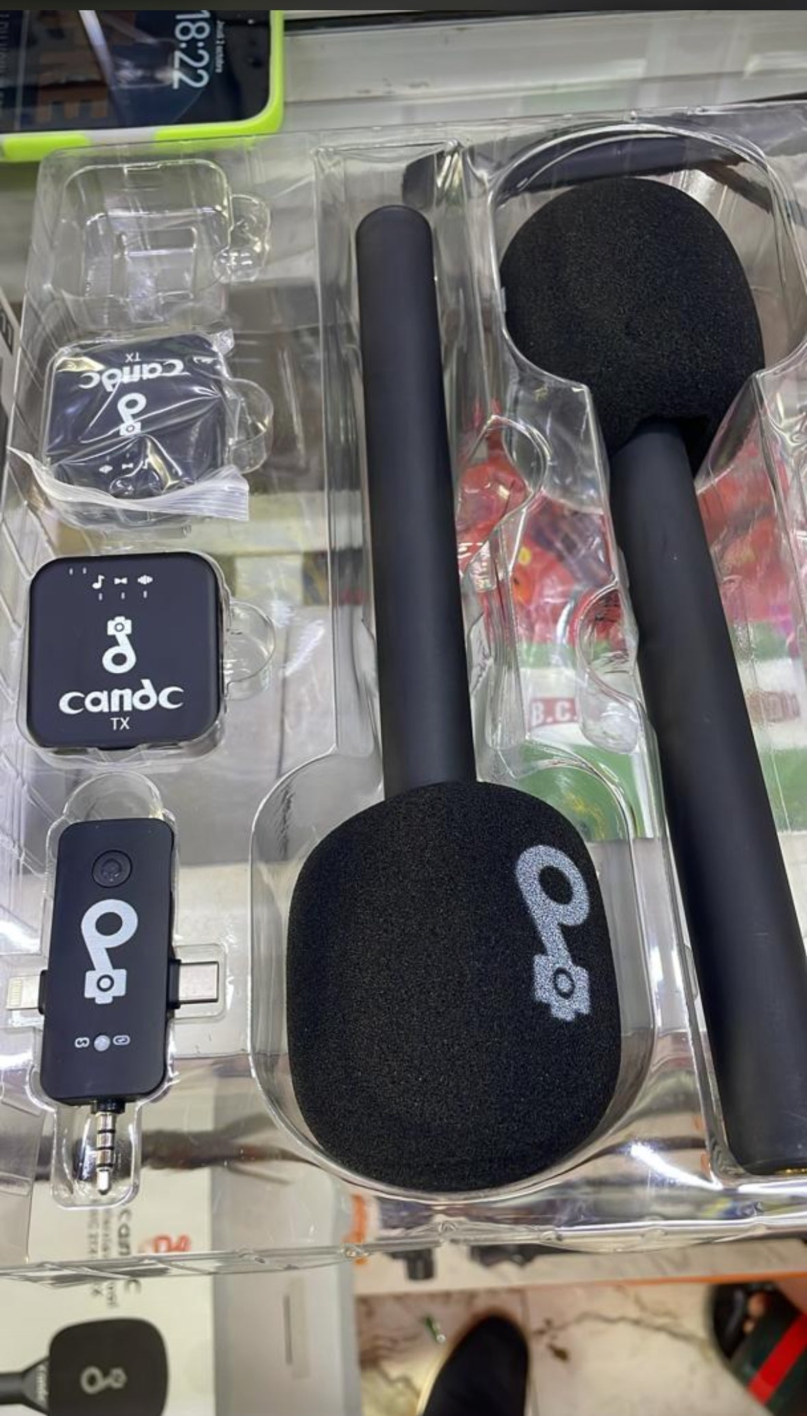 Microphones sans fil CANDC – Kit double avec récepteur universel