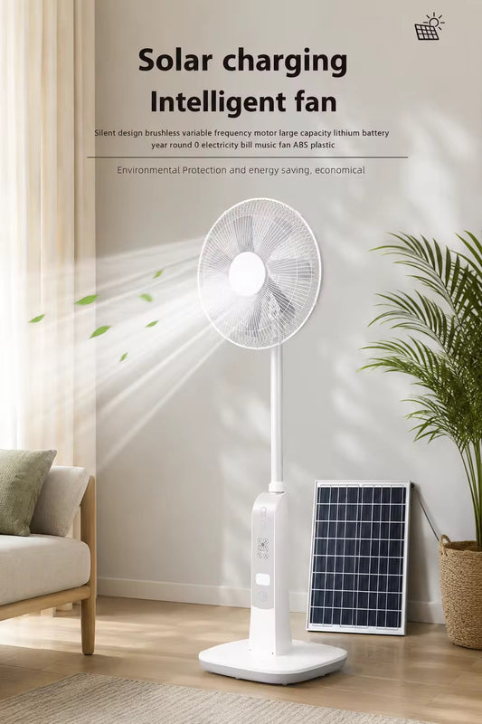 Ventilateur solaire rechargeable
