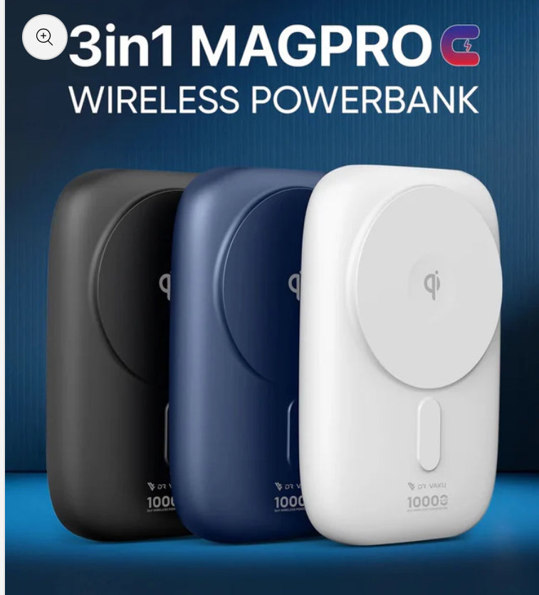 Power Bank Sans Fil Magnétique CK90 – 10.000 mAh