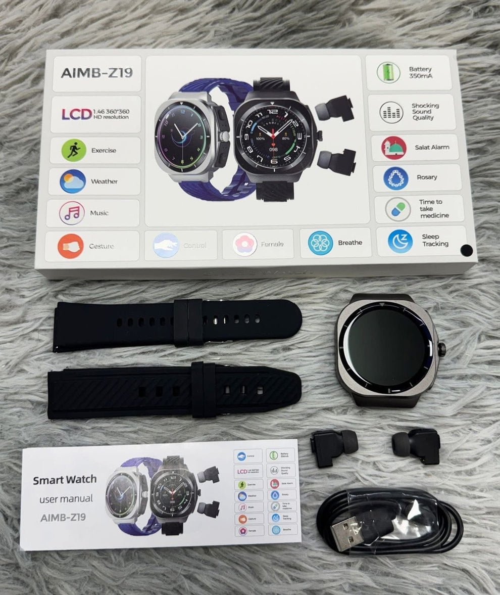 Smartwatch AIMB-Z19 Watch + Écouteurs