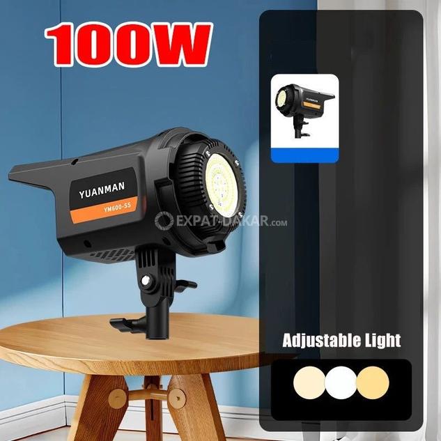 Kit Éclairage Studio YM-600-SS – Projecteur LED COB (100W) & Softbox Lanterne