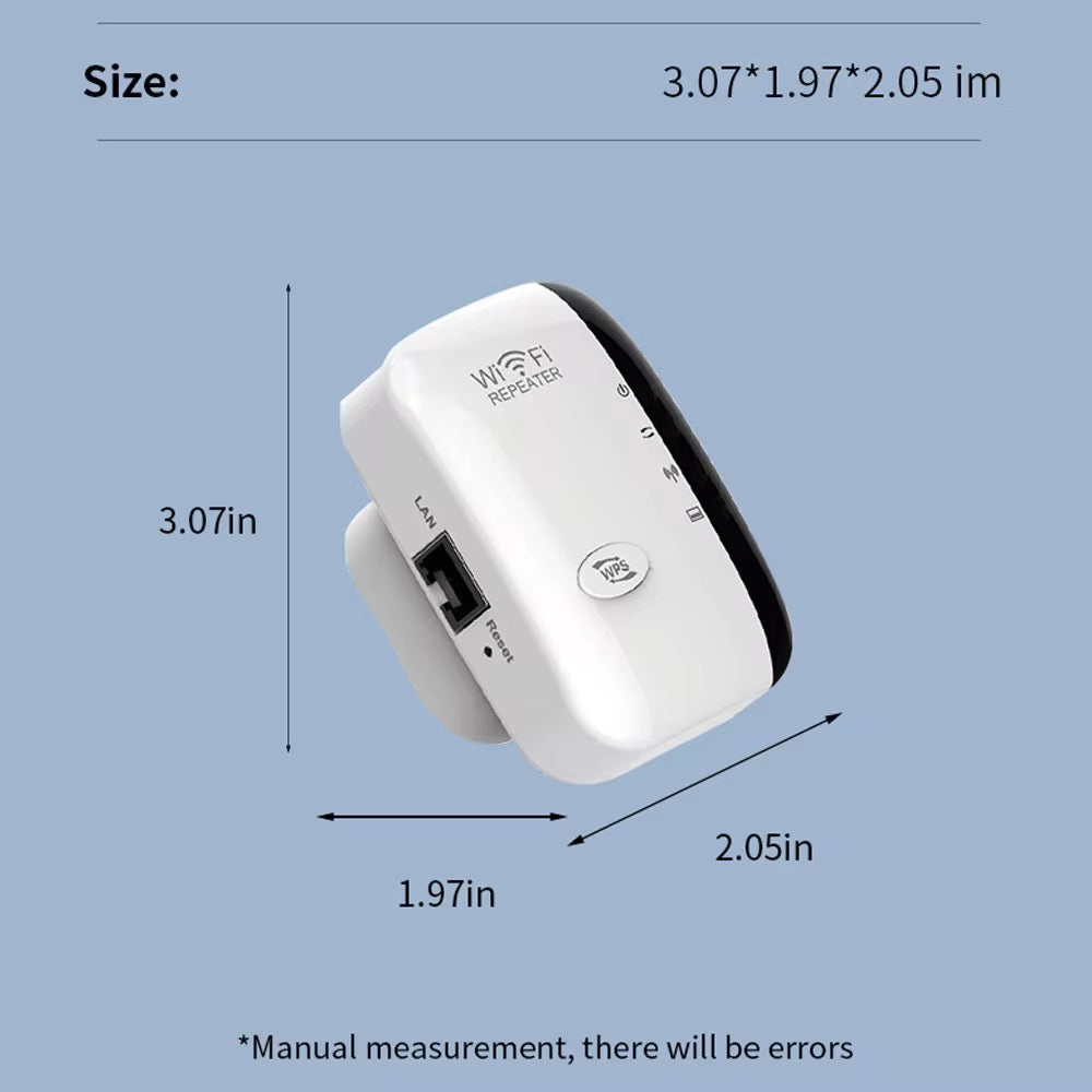 Répéteur WiFi Universel 300 Mbps – Amplificateur de Signal et Extension Réseau