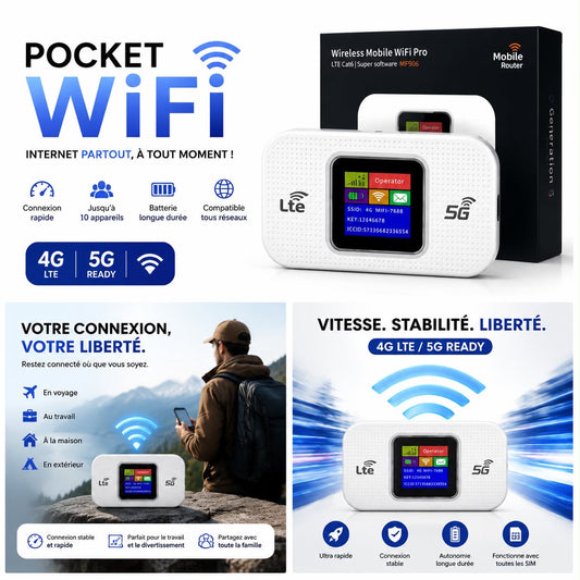 Wifi portable universel