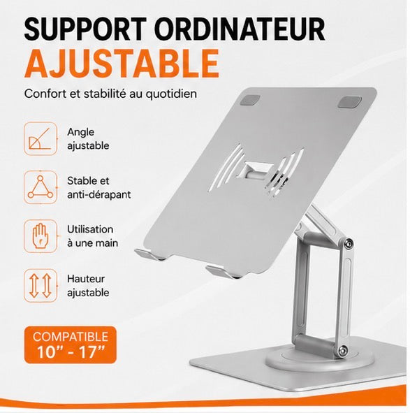 Support ordinateur articulé 3 Axes