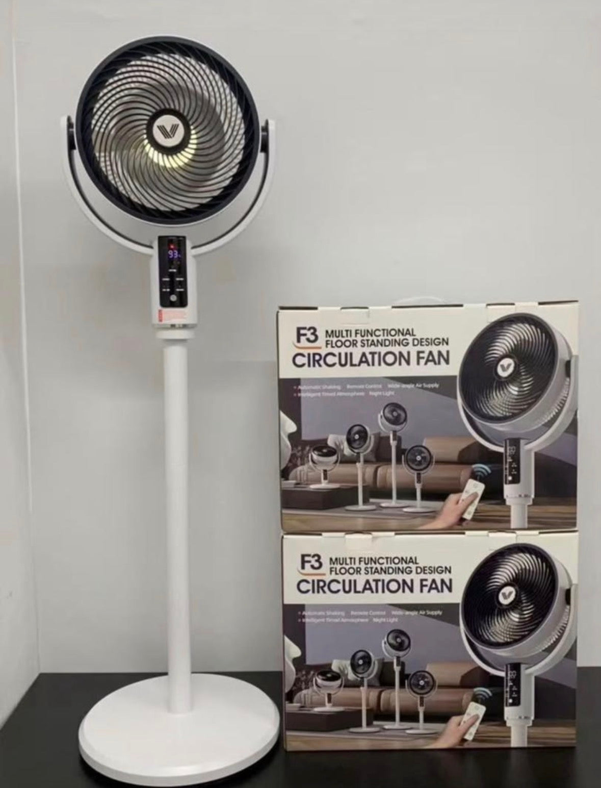 Ventilateur de circulation d'air multifonction F3