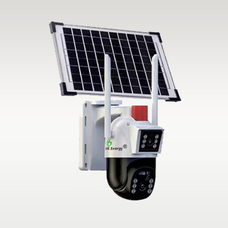 Caméra de Surveillance Solaire 4G Hybride – Double Objectif 4K