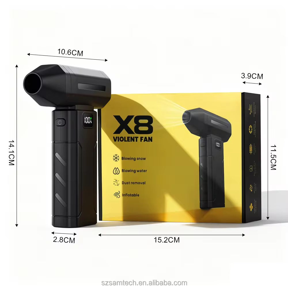 Souffleur d'Air Turbo Sans Fil X8
