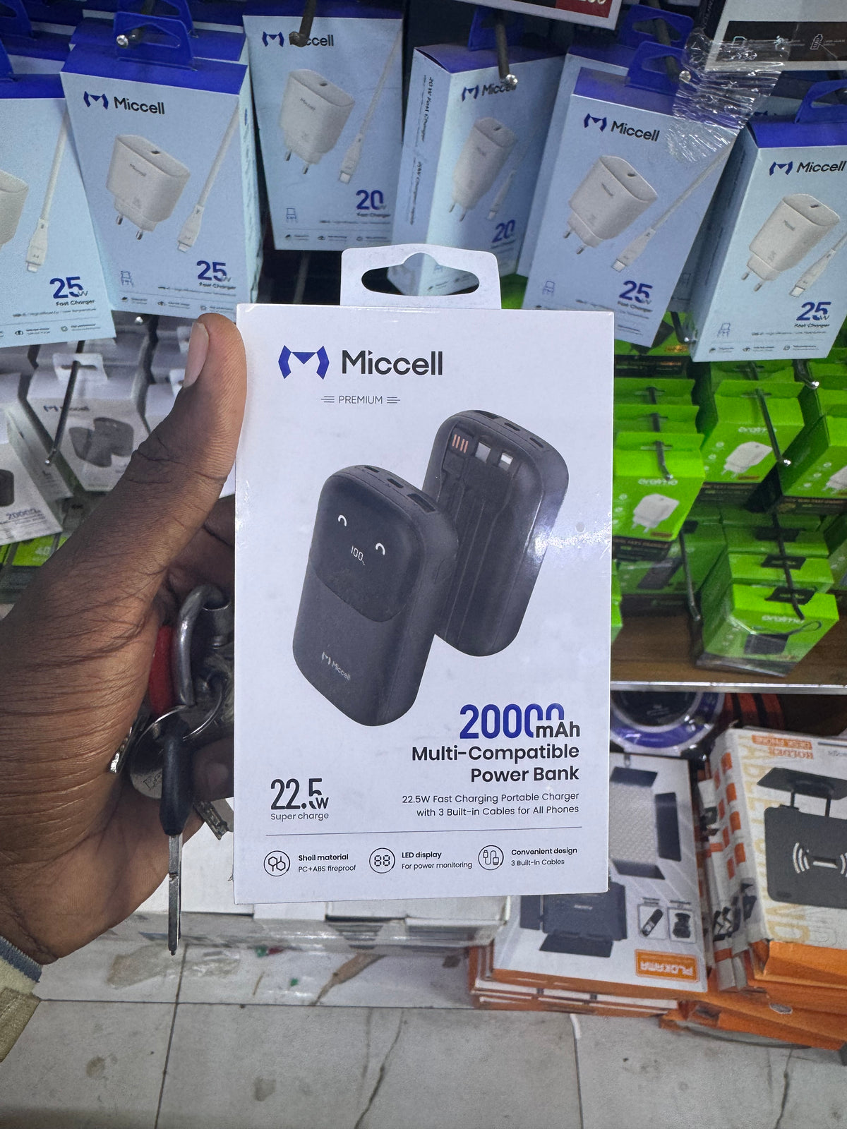 Batterie Externe Miccell 20000mAh Mini