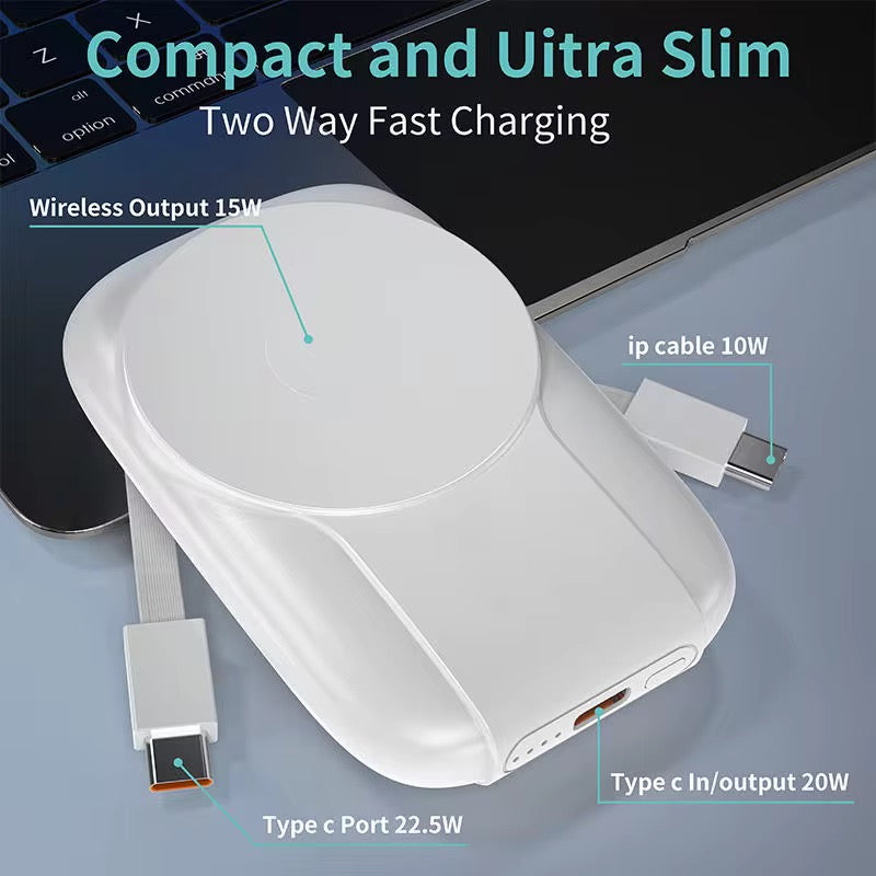 Power Bank Sans Fil Magnétique  CK90 – 10.000 mAh