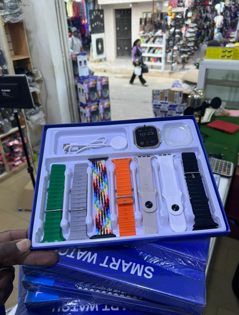 Montre connectée avec 7 bracelets