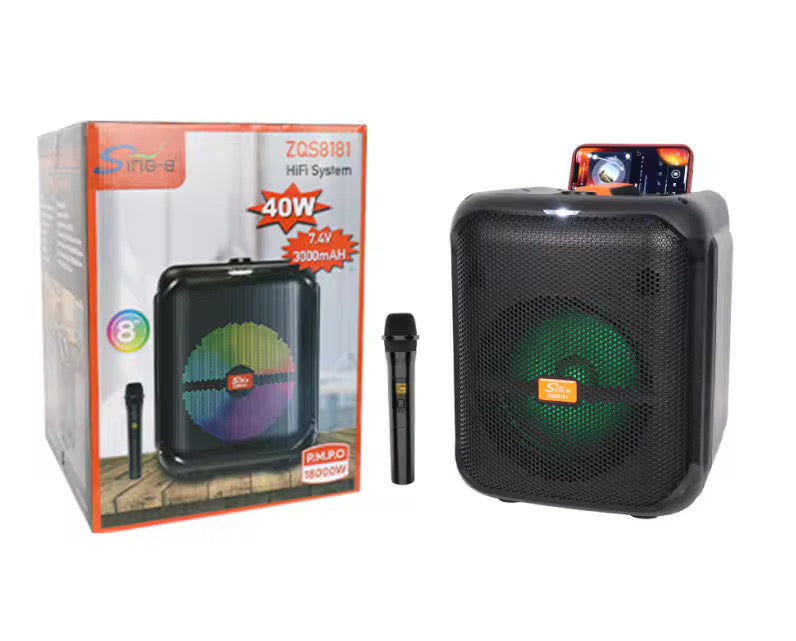 Système HiFi Portable Sing-E ZQS8181 – Le Son Haute Fidélité Partout avec Vous