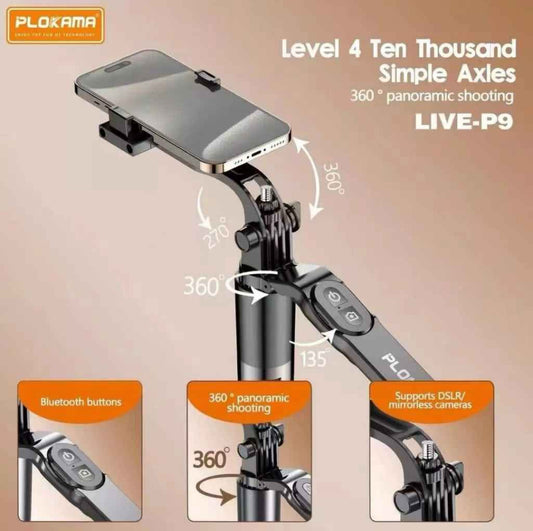 Tripod plokama Live P9 Perche et trepieds selfie