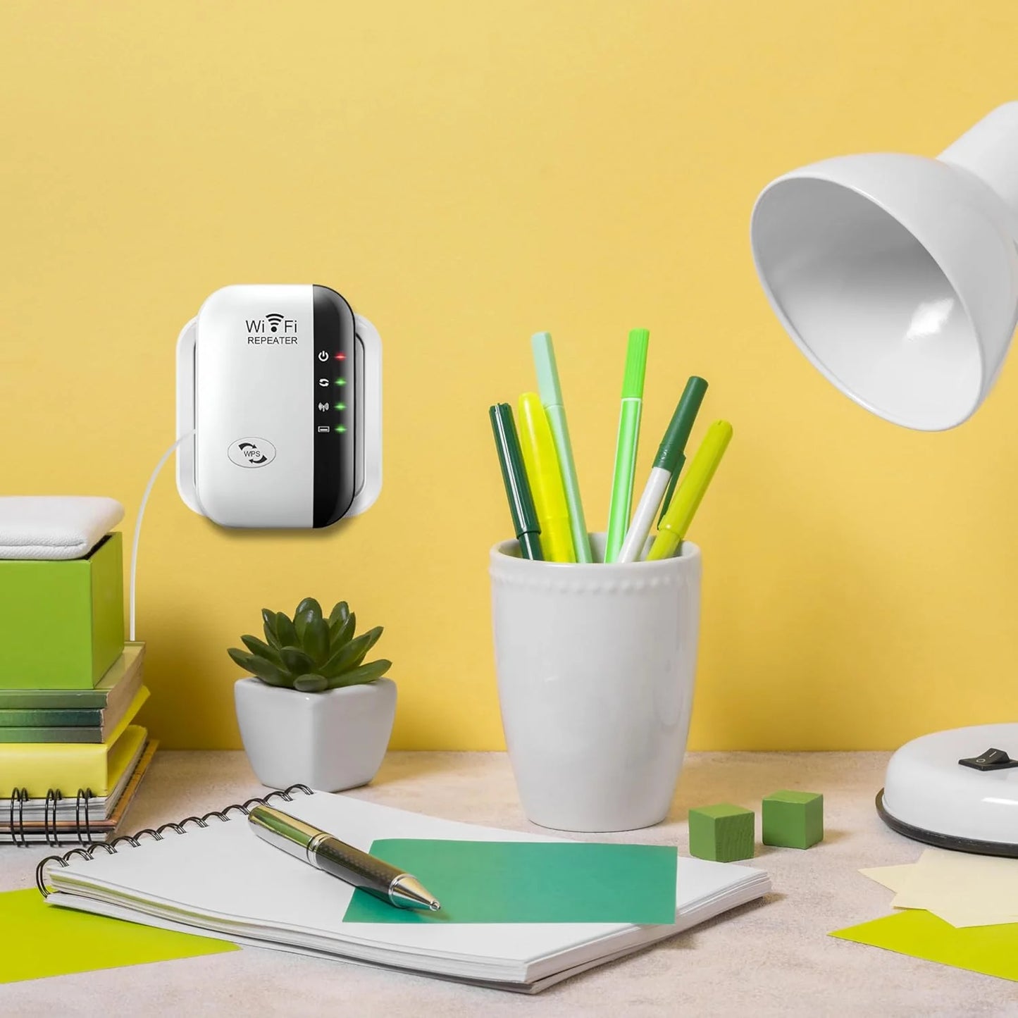 Répéteur WiFi Universel 300 Mbps – Amplificateur de Signal et Extension Réseau