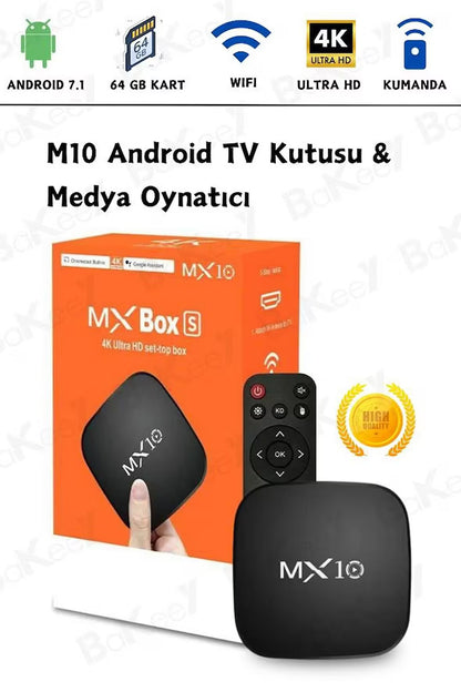 MX Box-S décodeur 4K Android TV