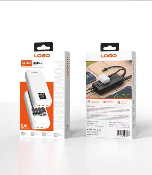 PowerBank 20.000mAh Modèle TA-022 - Promo magal