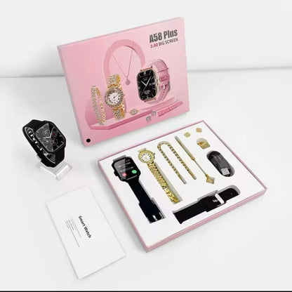 Coffret montre connectée pour femme A58