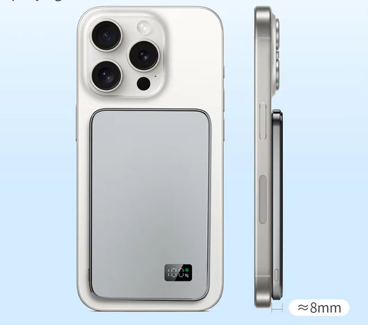 PowerBank en titane Slim 5.000mAh