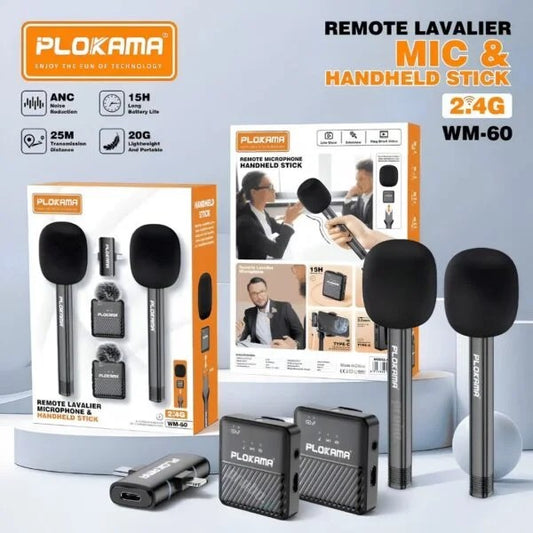 Kit double microphone PLOKAMA WM-60
