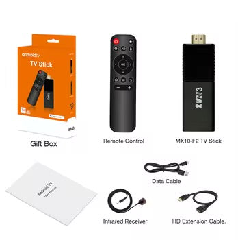 Android TV Stick - Smart Android Box - 4GB + 64GB