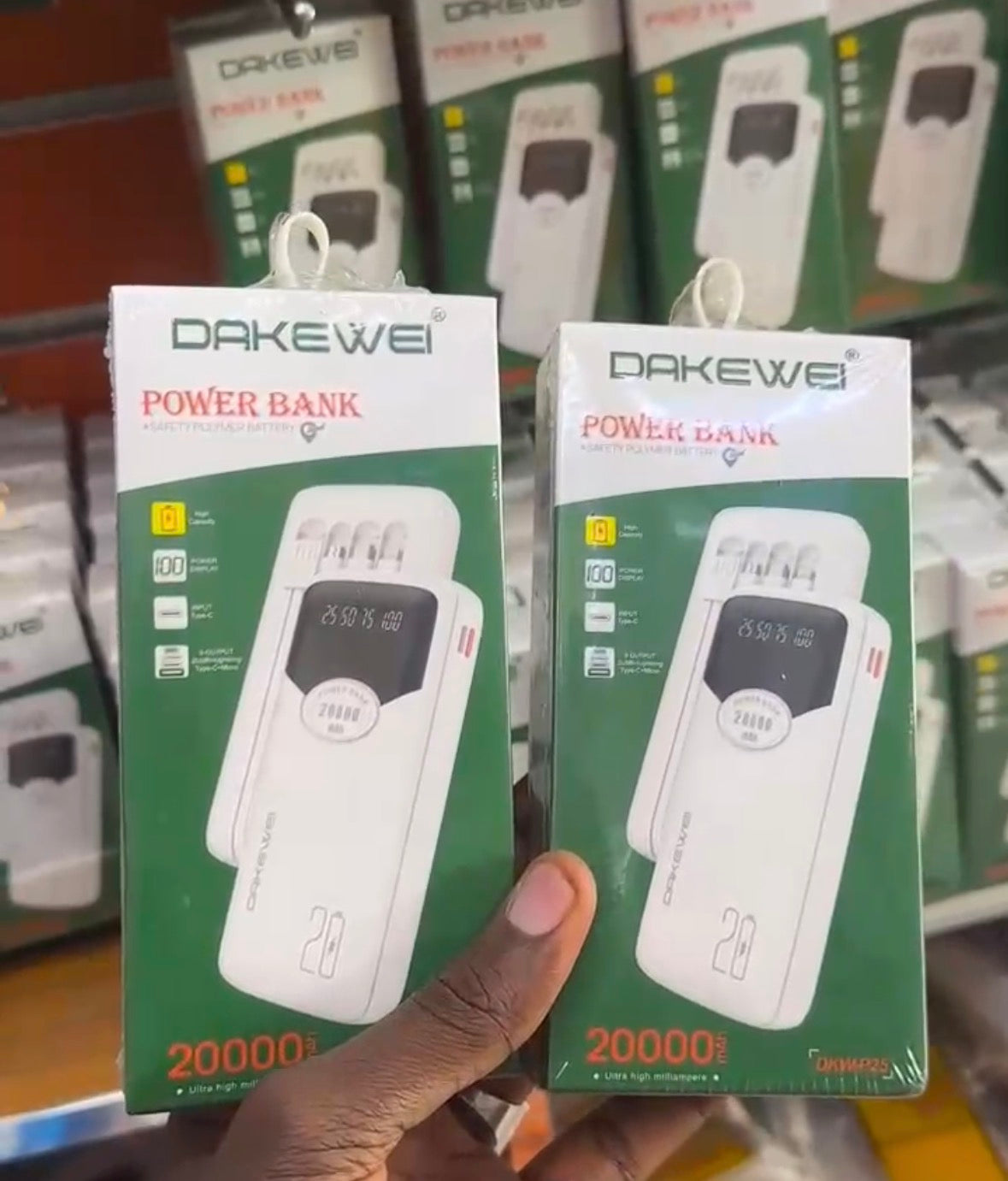 PowerBank DAKEWEI 20 000 mAh