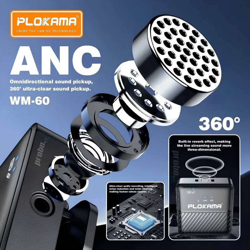 Kit double microphone PLOKAMA WM-60