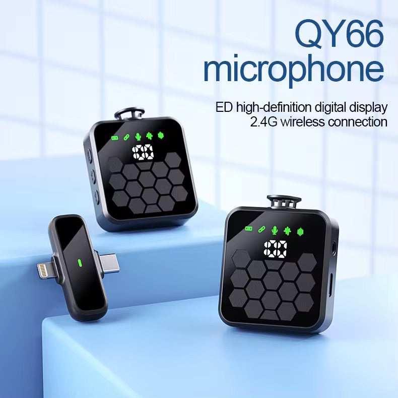 Microphone cravate sans fil double F15-2