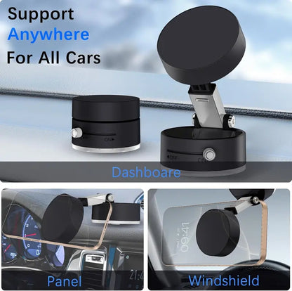 Support de téléphone magnétique pliable et à ventouse ultra-puissante