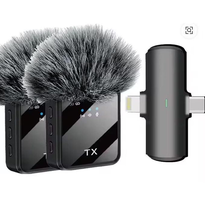 Microphone cravate sans fil double F15-2