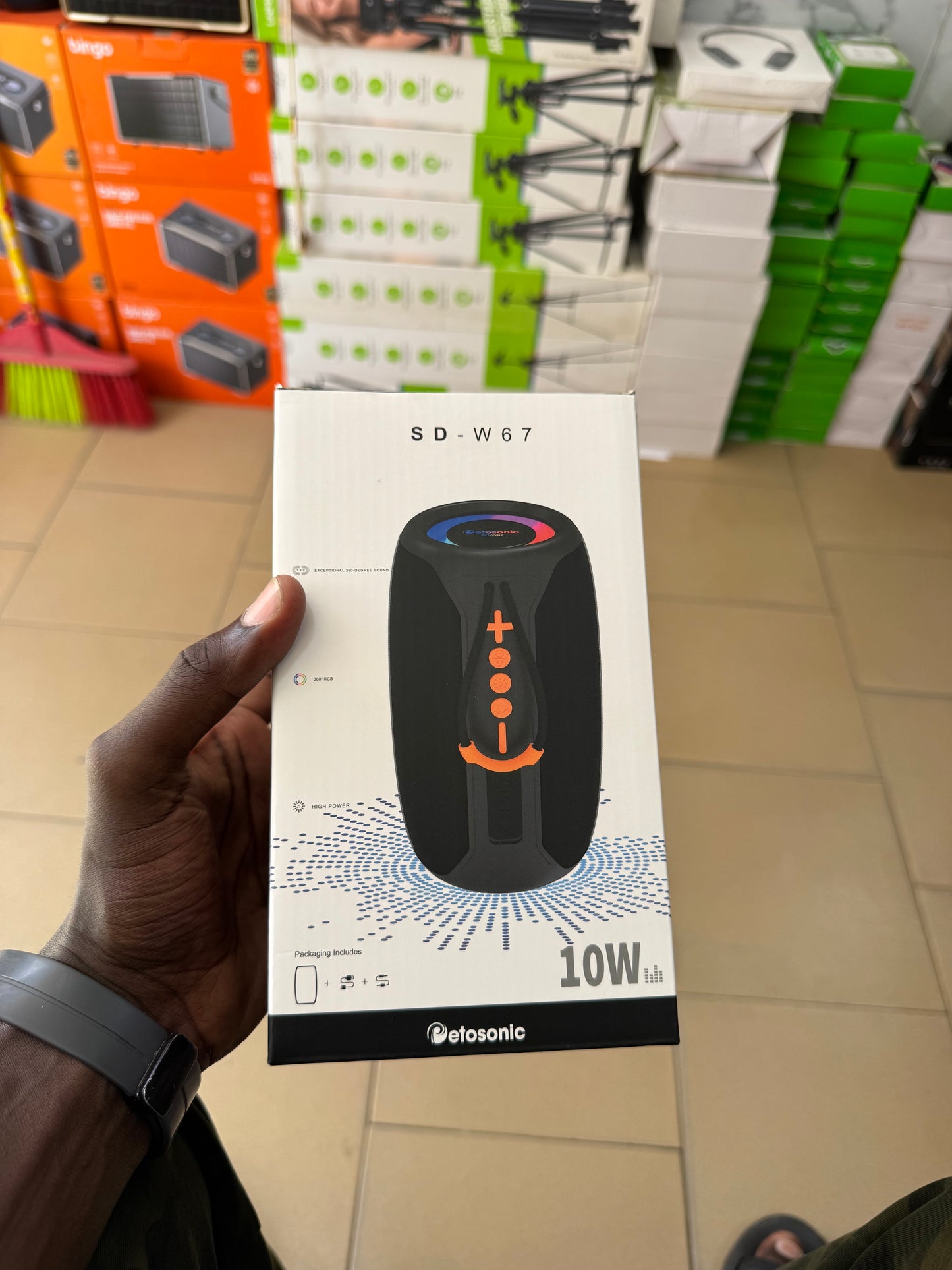 Enceinte Bluetooth Sans Fil Detosonic SD