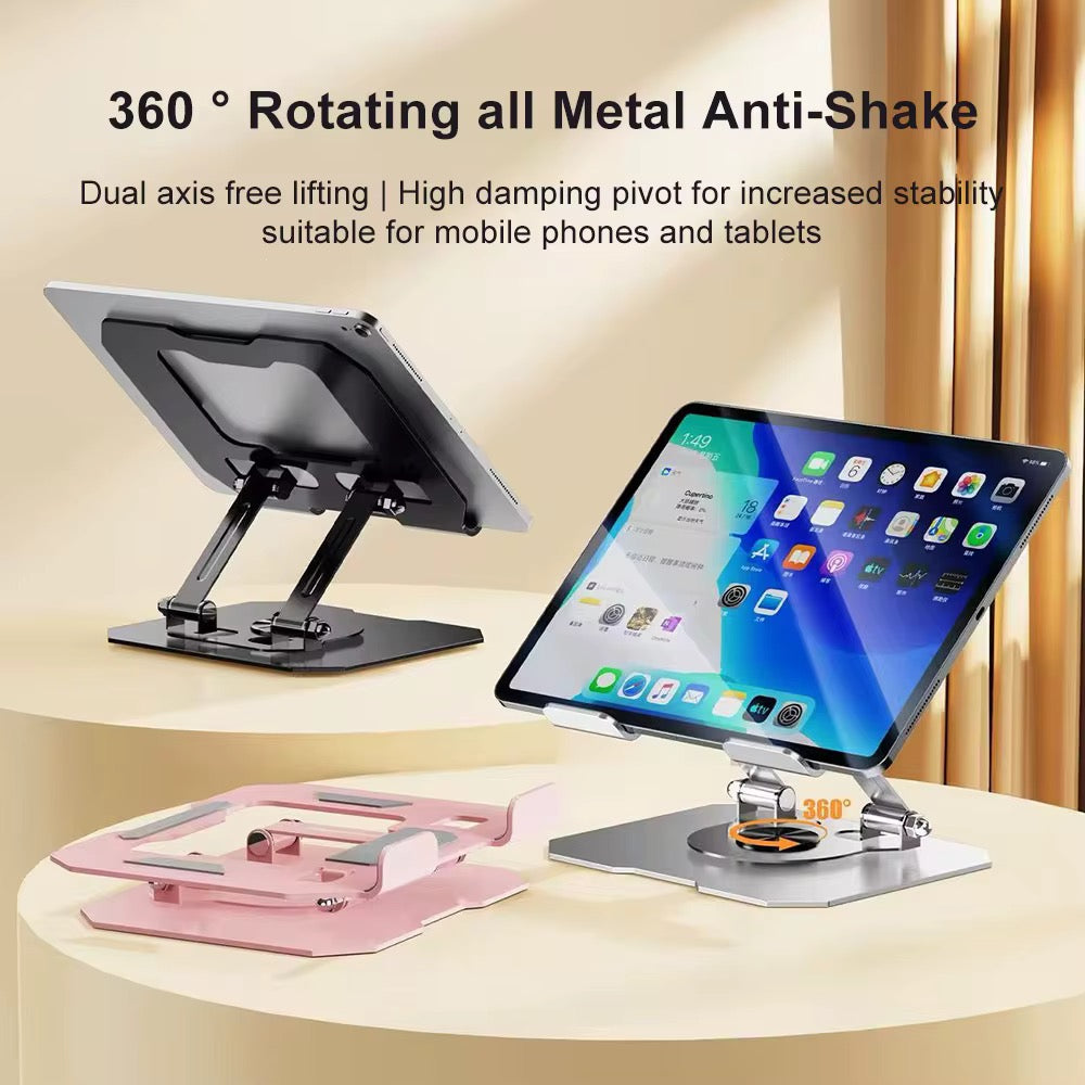 Support Tablettes Rotatif à 360° pour Tablettes et Smartphones