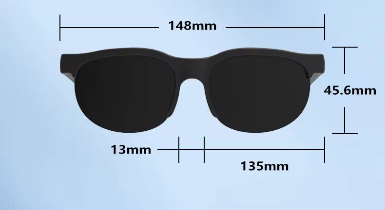 Lunettes Connectées CALUS GL-08 – Smart Audio Glasses