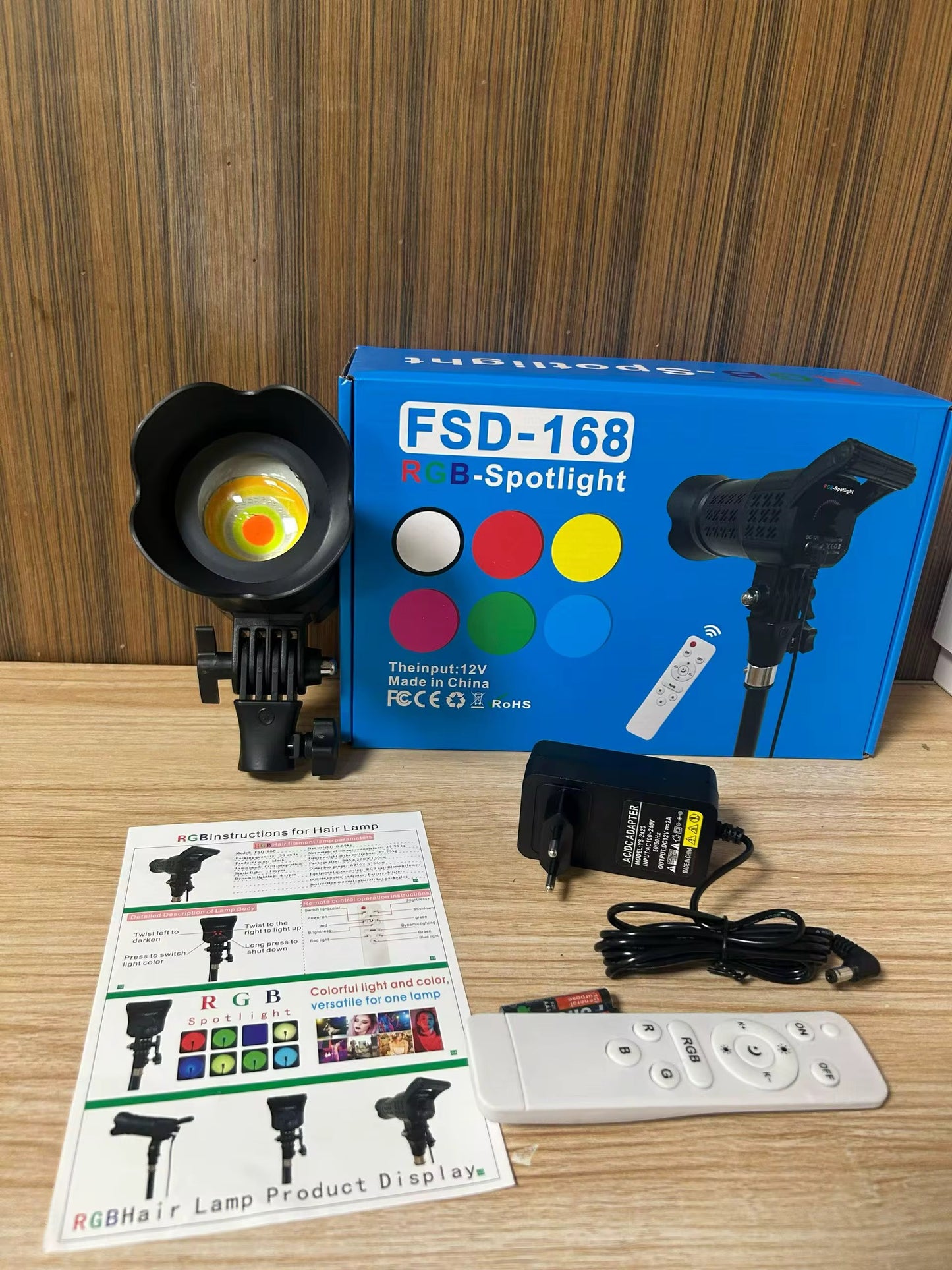Projecteur Spot de fond LED RGB