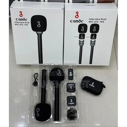 Microphones sans fil CANDC – Kit double avec récepteur universel