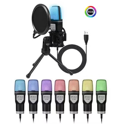 Microphone de jeu RVB Yanmai SF-666R