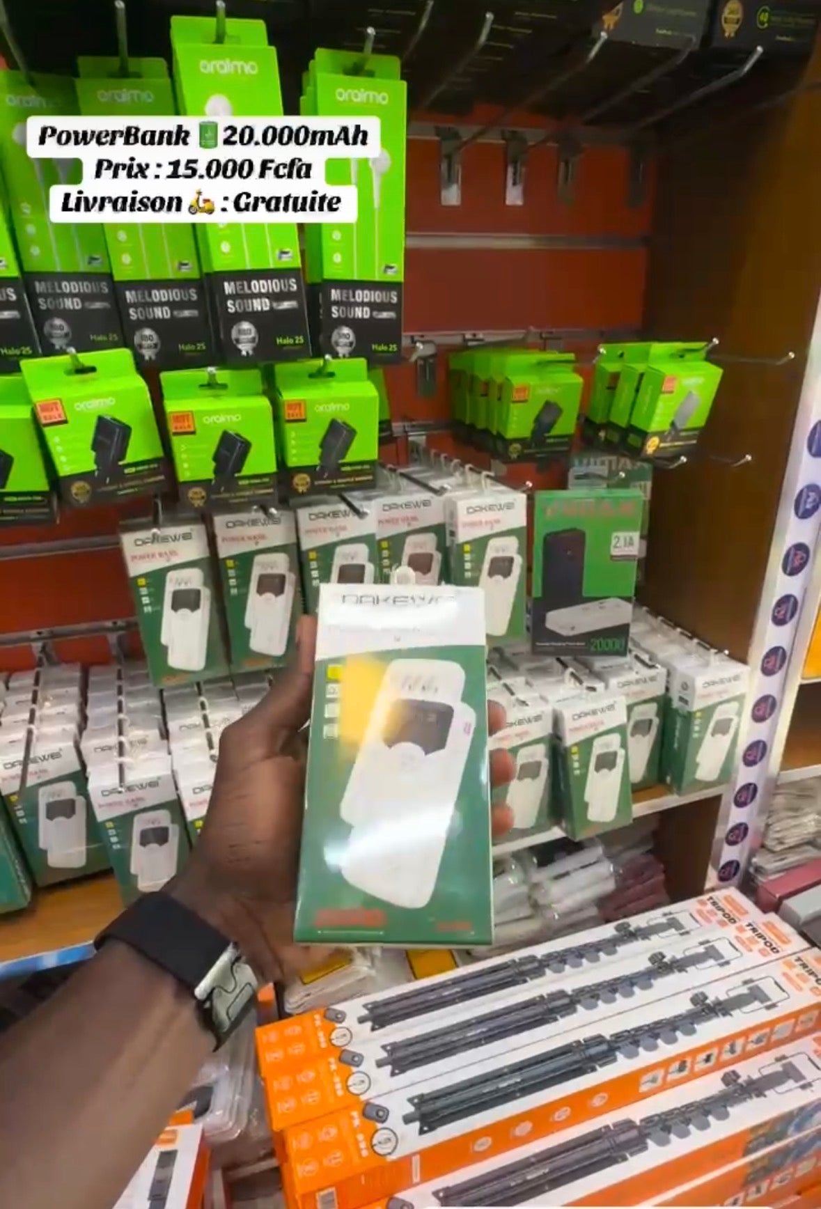 PowerBank DAKEWEI 20 000 mAh