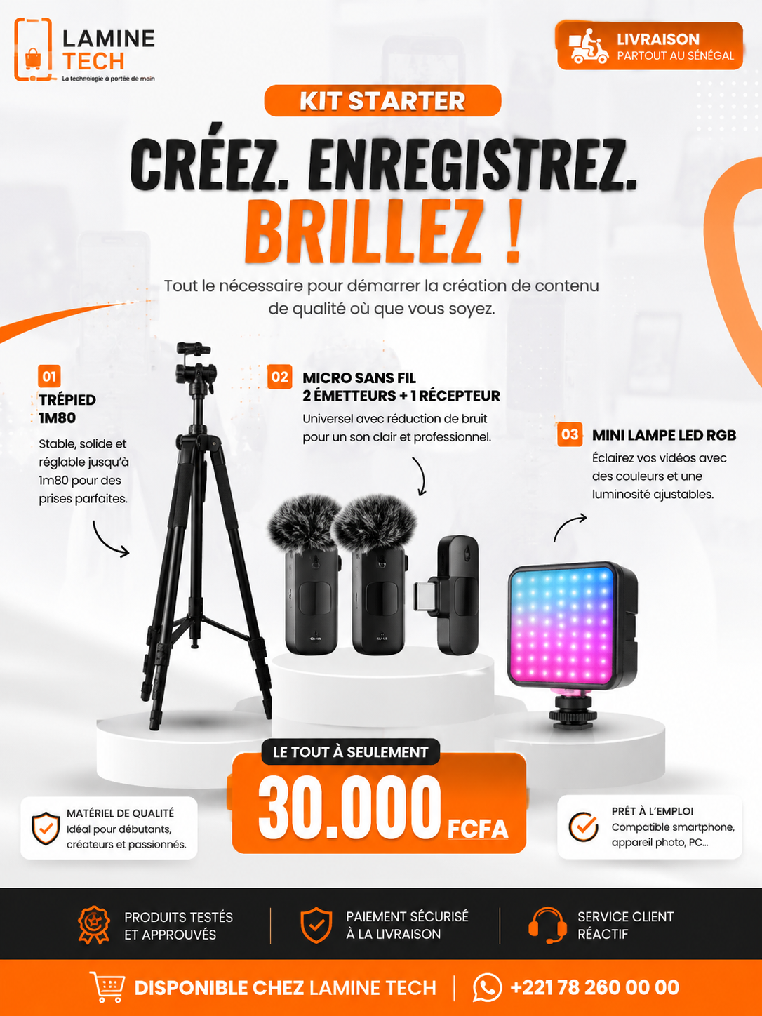 KIT STARTER CRÉATION DE CONTENU
