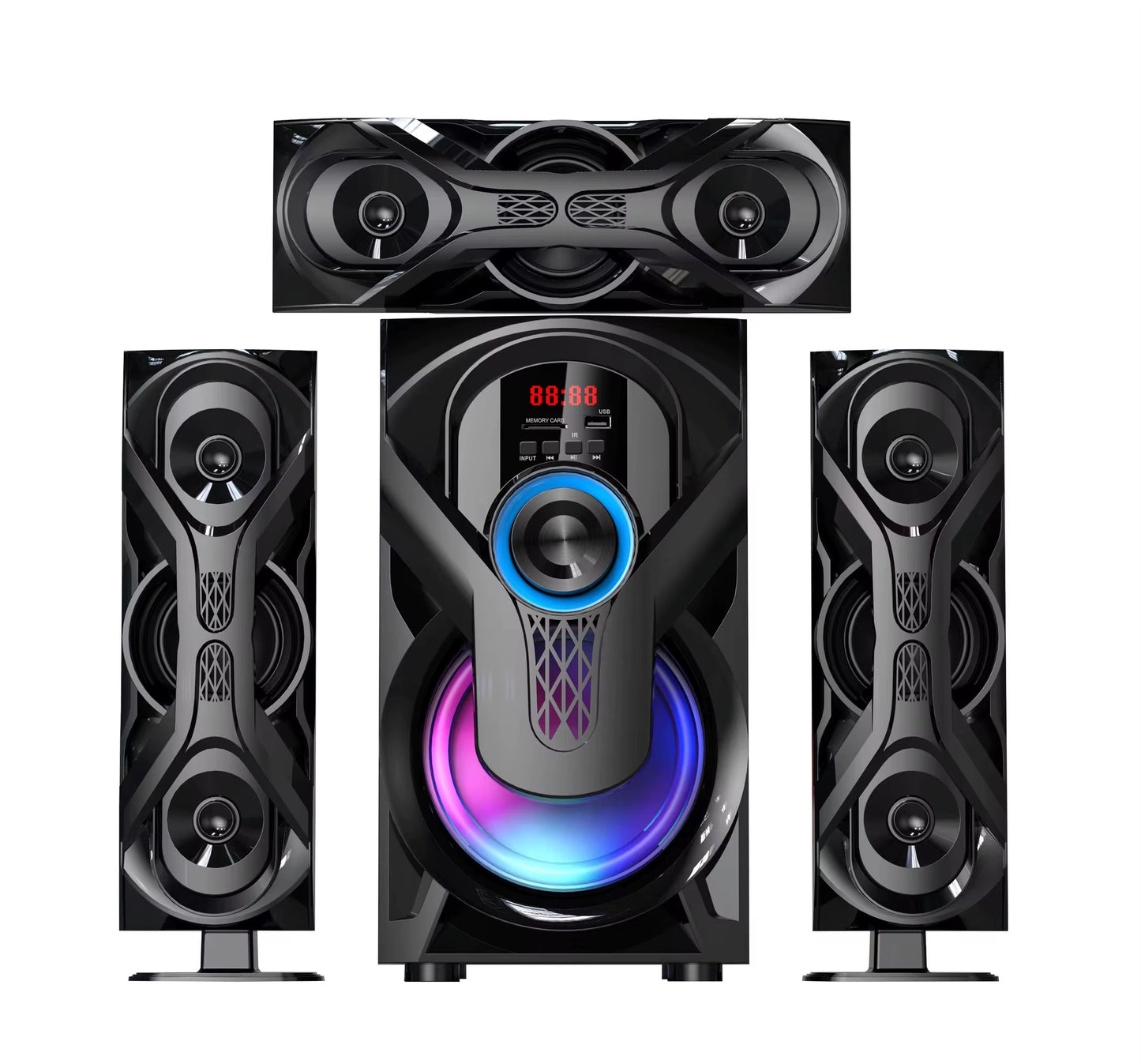 Enceinte Amani Y6 Avec 3 Baffles