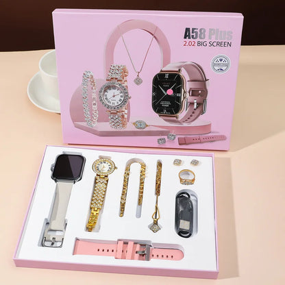 Coffret montre connectée pour femme A58
