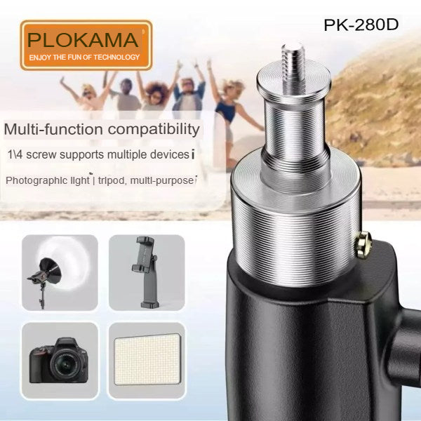 Grand trépied professionnel rugide Plokama PK-280D