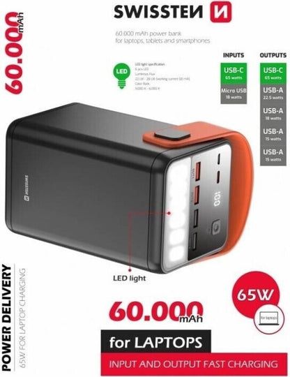 Powerbank 60.000 mAh