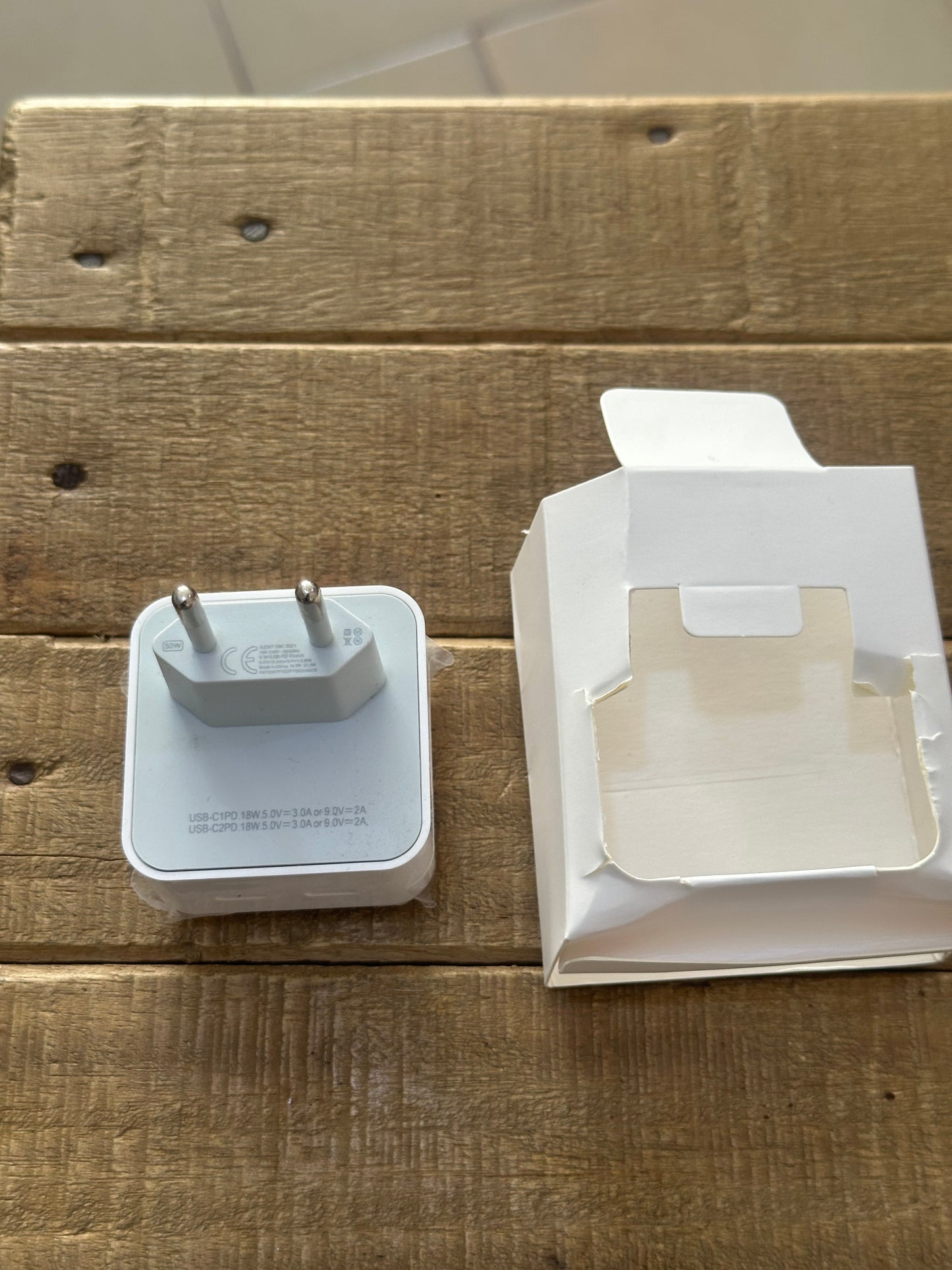 Adaptateur 50W type-c deux ports