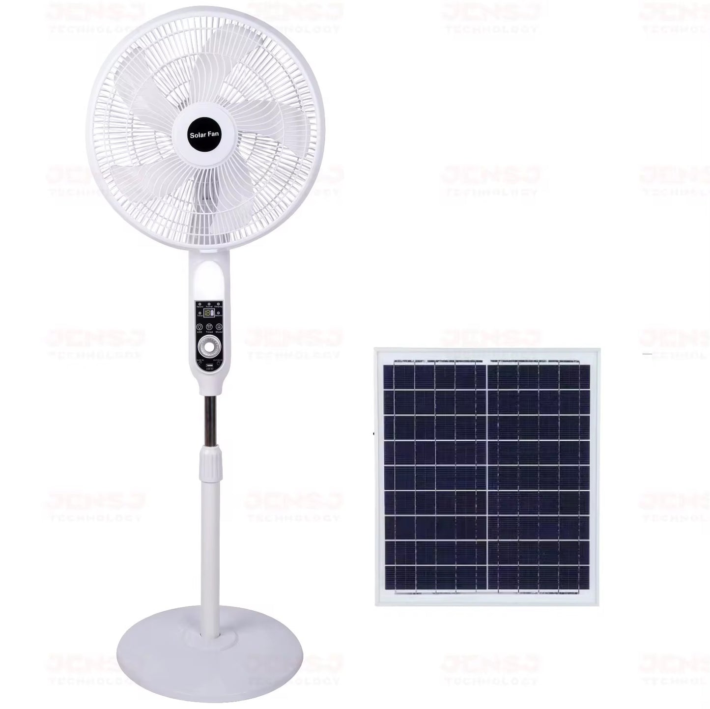 Ventilateur solaire rechargeable