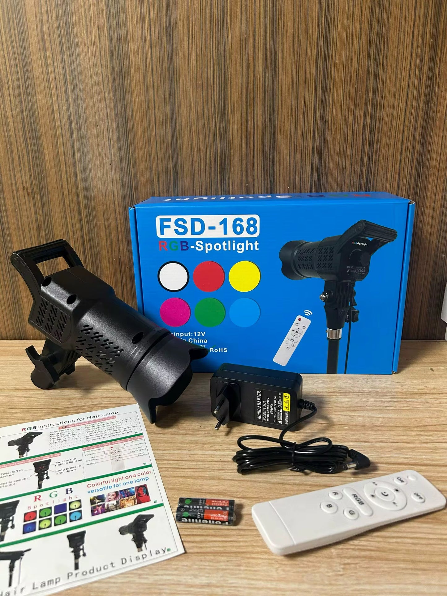 Projecteur Spot de fond LED RGB