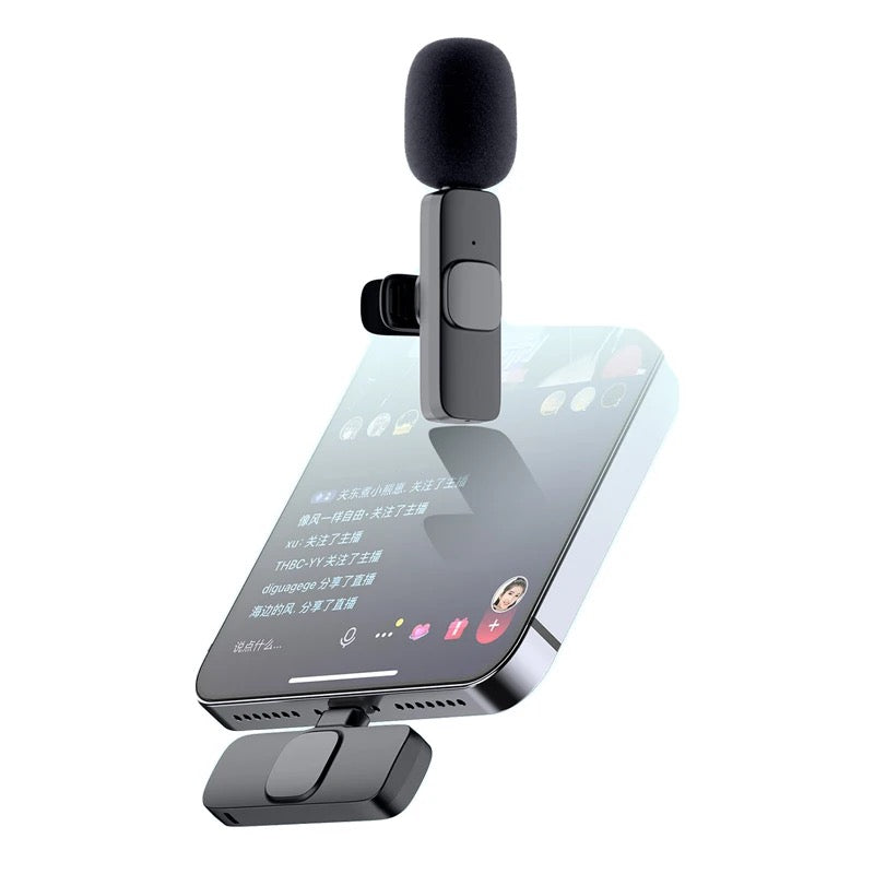 Microphone cravate sans fil K8