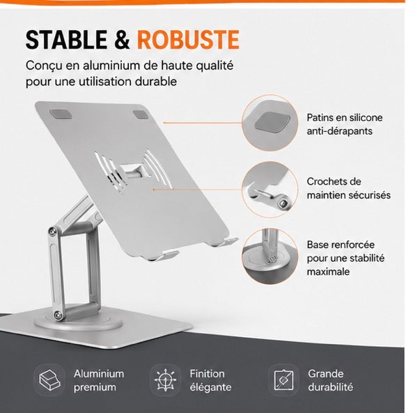 Support ordinateur articulé 3 Axes